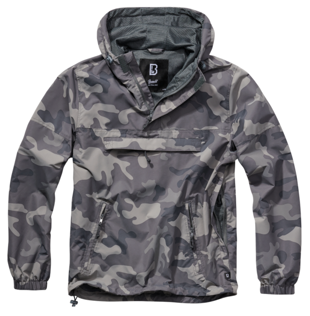 Brandit Summer Windbreaker Μπουφάν, γκρι camo