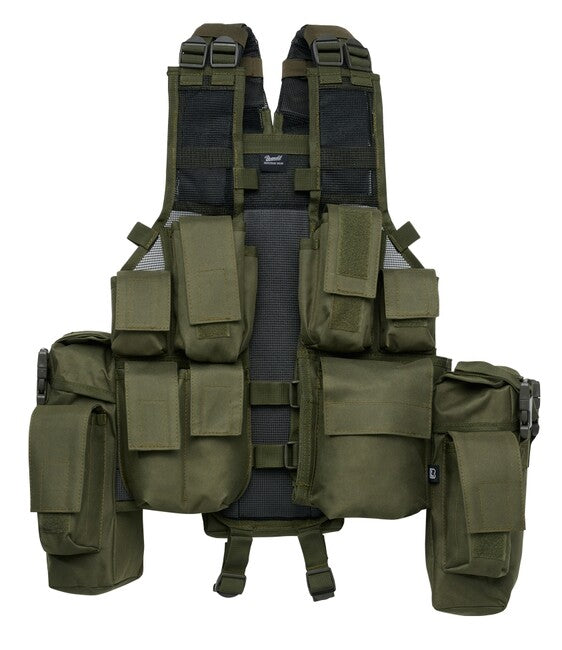 Brandit Αμάνικο Γιλέκο Tactical, Λαδί