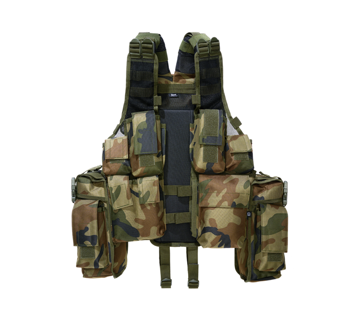 Brandit Αμάνικο Γιλέκο Tactical, Woodland