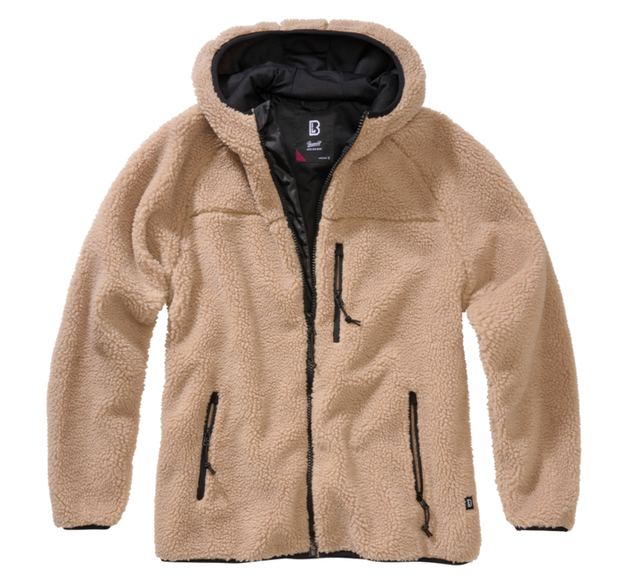 Brandit Teddy Μπουφάν Fleece Γυναικείο, Camel
