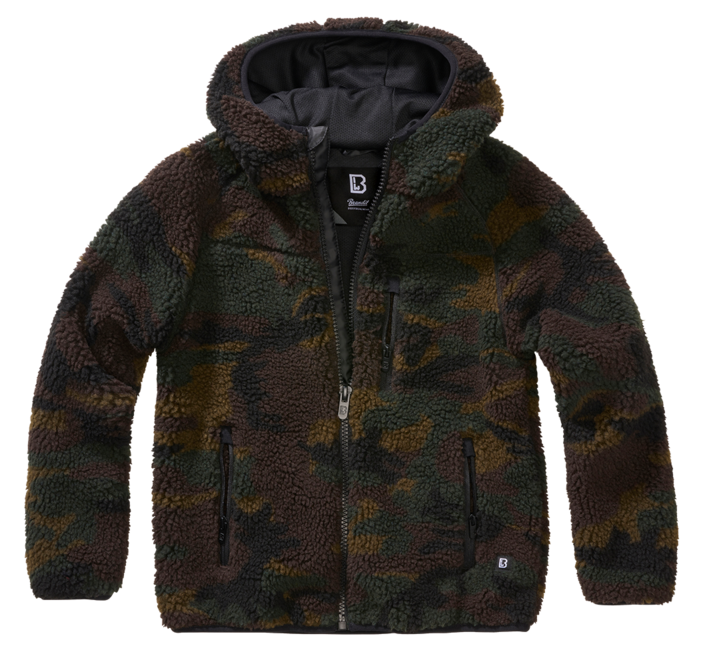 Brandit Teddy Μπουφάν Fleece Παιδική, woodland