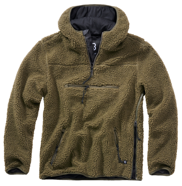 Brandit Worker Φούτερ Teddyfleece, λαδί