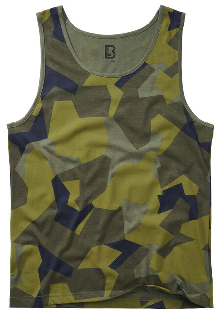 Brandit Αμάνικο Μπλουζάκι Swedish camo, M90