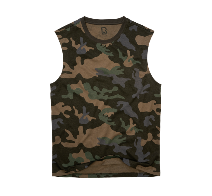 Brandit Αμάνικο Μπλουζάκι, dark camo