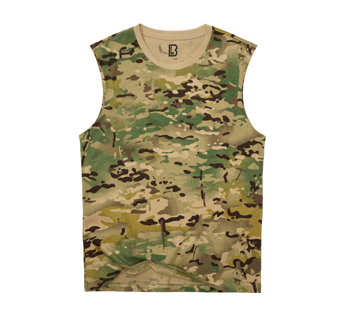 Brandit Αμάνικο Μπλουζάκι Tactical Camo