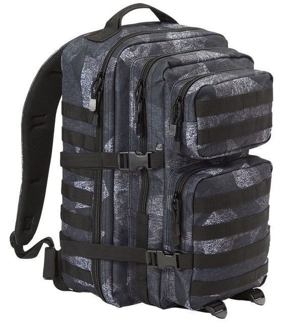 Brandit US Cooper σακίδιο πλάτης Large, night camo 40L