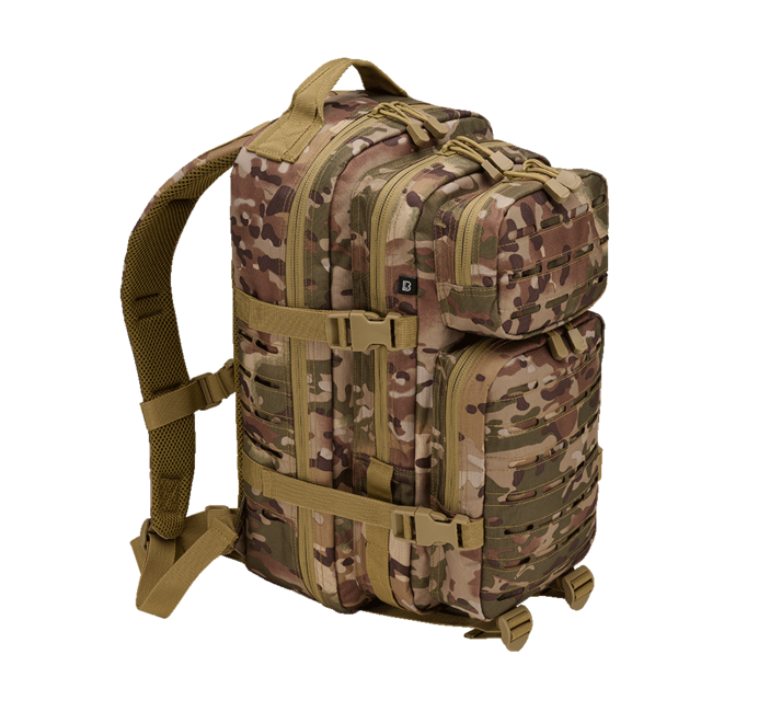 Brandit US Cooper Lasercut Σακίδιο Πλάτης Medium Tactical Camo 25L