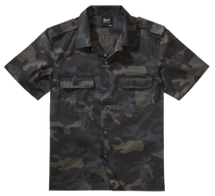 Brandit US srajca s krajšimi rokavami, darkcamo