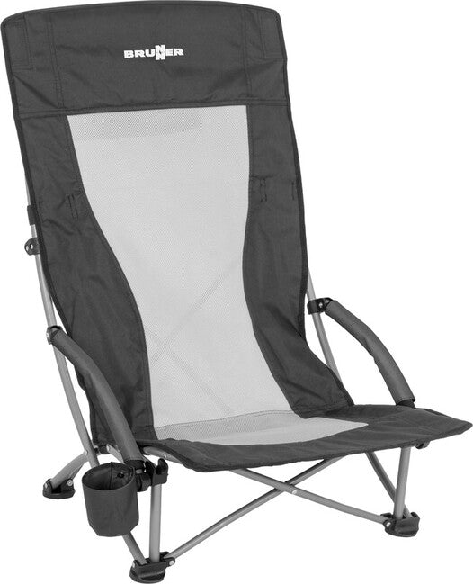 Brunner Cuba Highback καρέκλα παραλίας, μαύρο