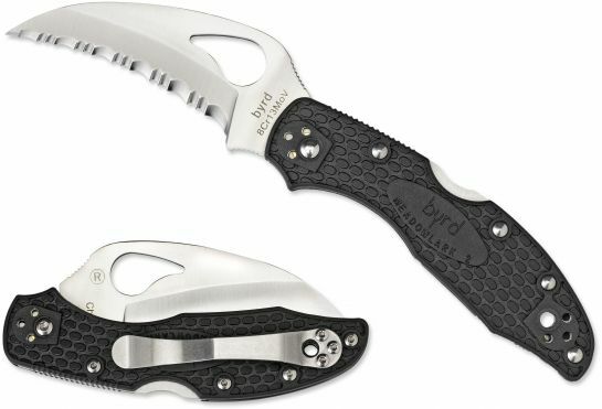 Byrd Hawkbill Lightweight Τσέπης Μαχαίρι 7,2 cm, Μαύρο, FRN