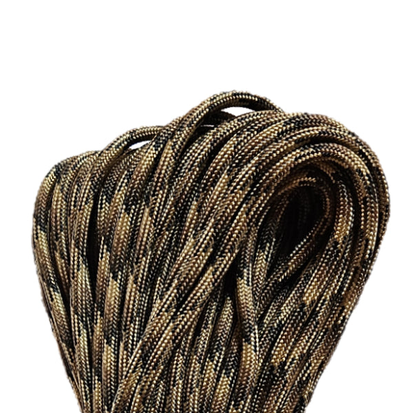 WARAGOD Sanya Paracord Survival Πολυλειτουργικό Μπρελόκ 4 σε 1, camo coyote