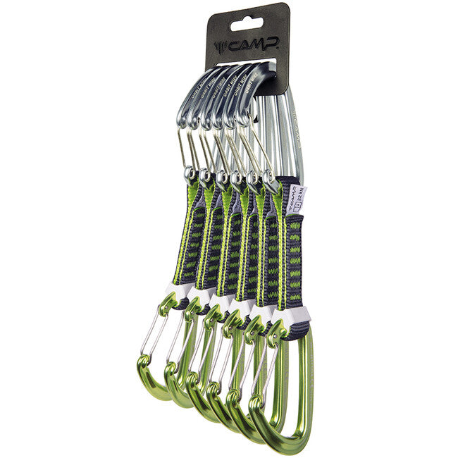 CAMP Orbit Wire Express KS 6 Pack σετ εξπρές με σύρματα καραμπίνες αναρρίχησης, 12 cm