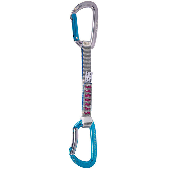 CAMP Orbit Express KS Εξοπλισμός Αναρρίχησης 18 cm, γκρι / μπλε / φουξία