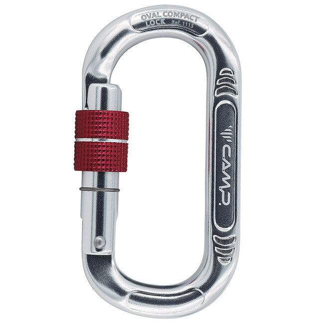 CAMP Oval Compact Lock οβάλ καραμπίνα με περιστρεφόμενο ασφαλές κλείδωμα