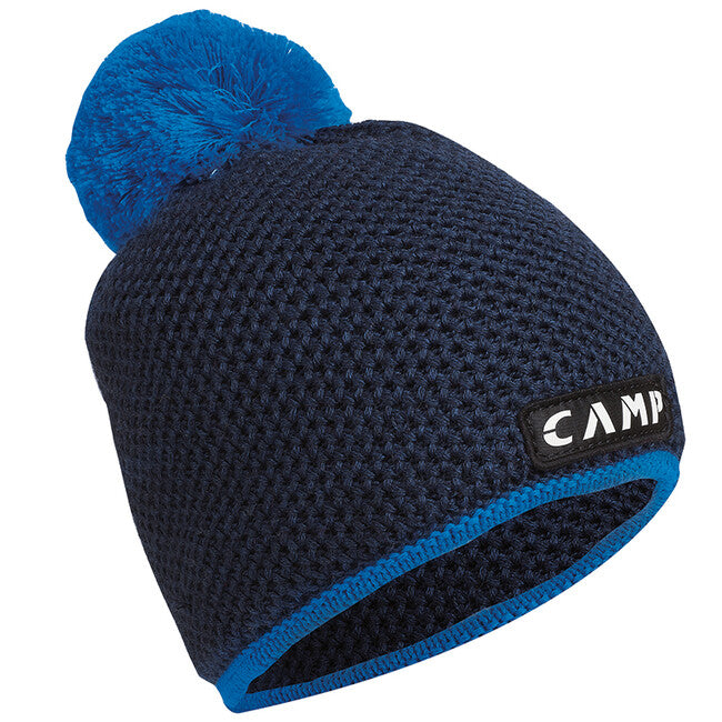 CAMP Bob Beanie σκούφος πλεκτός από μαλλί Merino, σκούρο μπλε / ανοιχτό μπλε