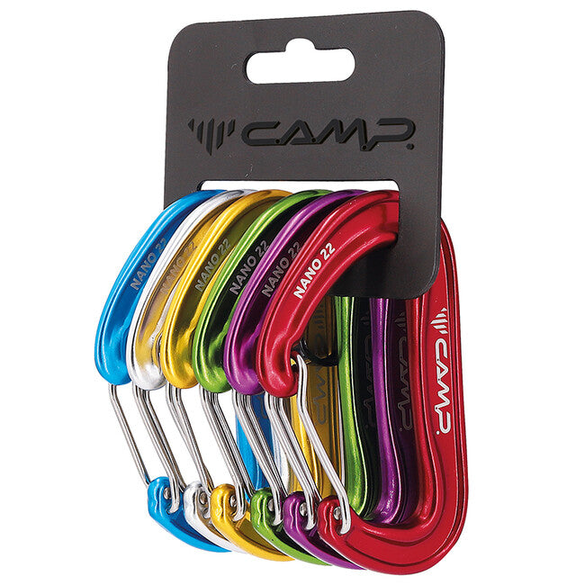 CAMP Nano22 Nano 22 Rack Pack σετ 6 τεμάχια καραμπίνερ "D"