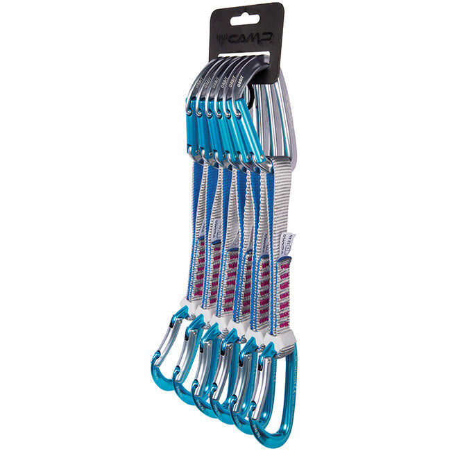 CAMP Orbit Express KS Σετ Εκτεταμένων Εξπρές 6 Pack 18 cm γυναικείο, γκρι / μπλε / φούξια