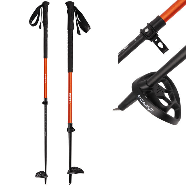 CAMP Ski Drop Τηλεσκοπικές Ράβδοι Σκι 89 - 135 cm