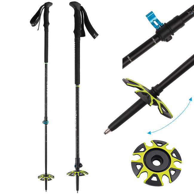 CAMP Ski Track τηλεσκοπικές μπατόν σκι 83 - 140 cm