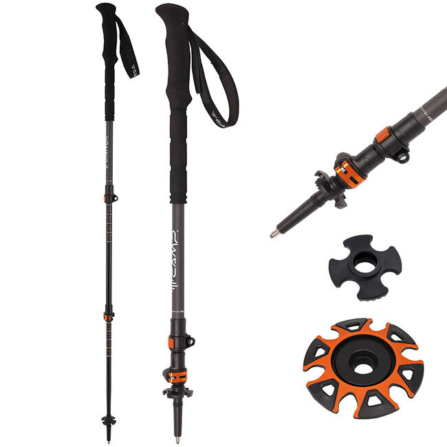 CAMP Backcountry Pro 2 τηλεσκοπικές ράβδοι trekking 63 - 135 cm