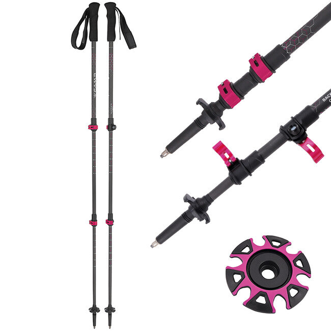 CAMP Backcountry Carbon W Ραβδοί Trekking Γυναικείες, 66 - 125 cm