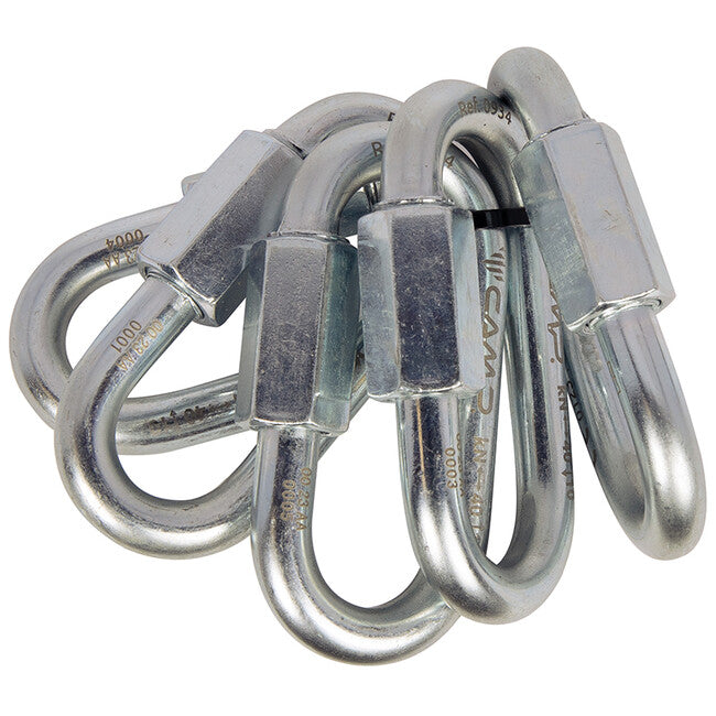 CAMP Set 5 Oval Quick Link 8 mm Πίσω Πλάκες για Ημιαυτόματα Κραμπόν
