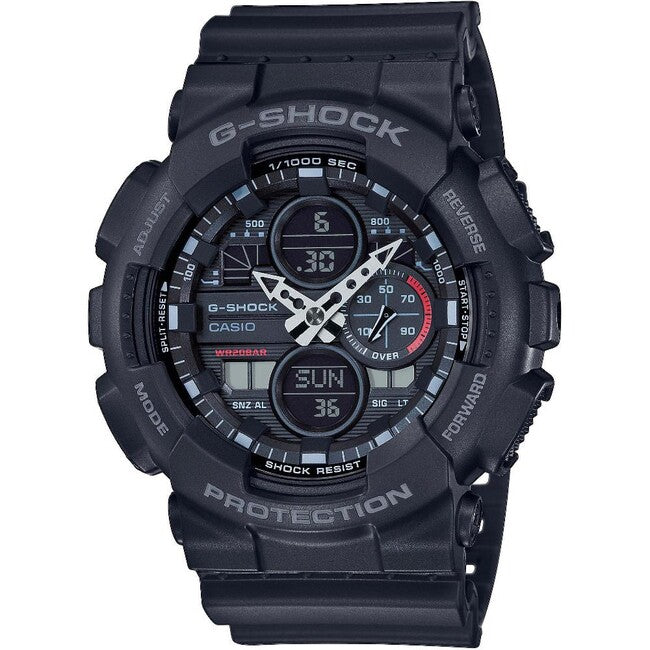 Casio G-Shock GA-140-1A1ER ρολόι, μαύρο