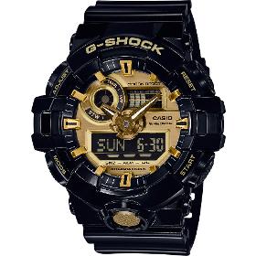 Casio G-Shock GA-710GB-1AER ρολόι, μαύρο/χρυσό