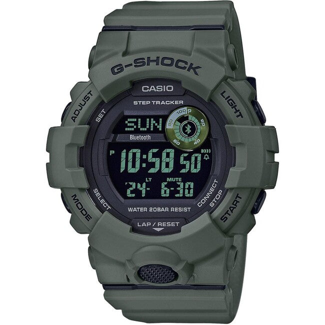 Casio G-Shock GBD-800UC-3ER ρολόι, μαύρο/πράσινο