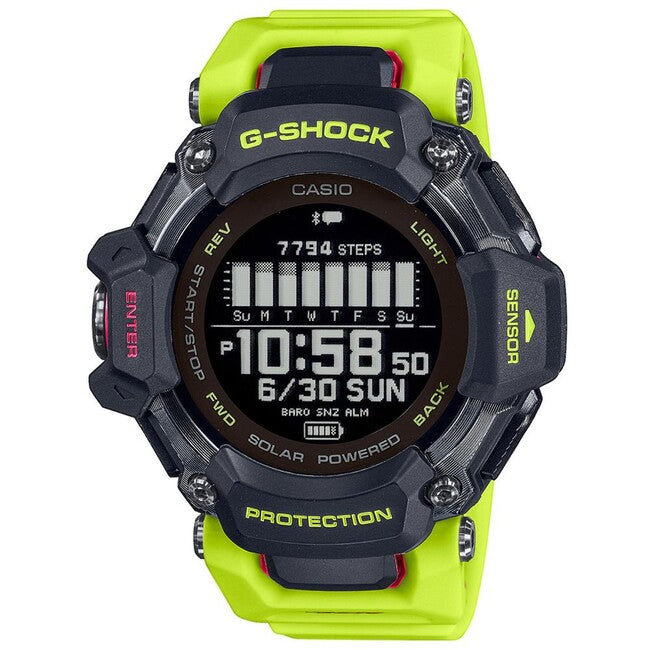 Casio G-Shock GBD-H2000-1A9ER ure, črna/rumena