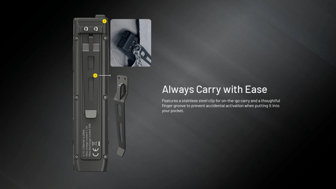 Nitecore EDC27 Φακός Επαναφορτιζόμενος UHi