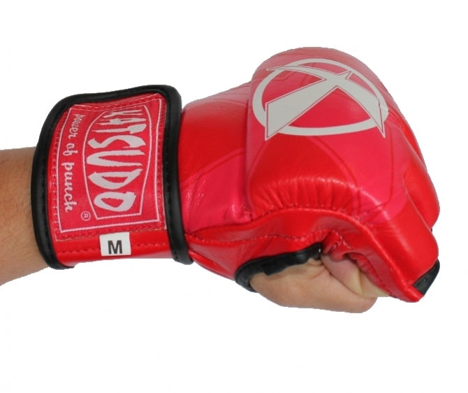 Katsudo Challenge γάντια MMA, κόκκινα