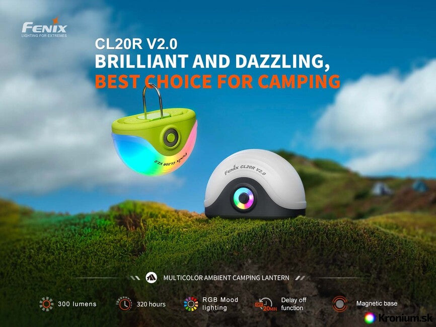 Fenix CL20R V2.0 φακός κεφαλής, μαύρο