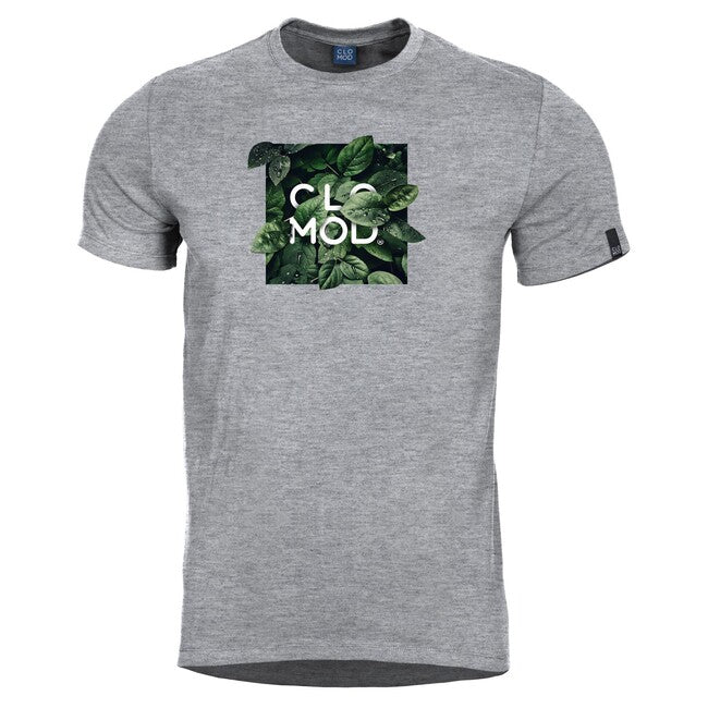CloMod Leaves μπλουζάκι κοντό, melange