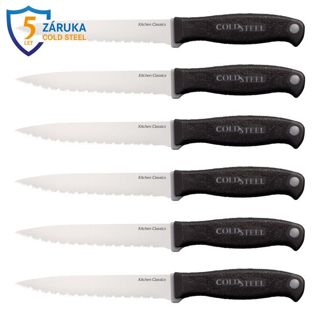 Cold Steel Kitchen Classics Σετ 6 Μαχαιριών Steakhouse