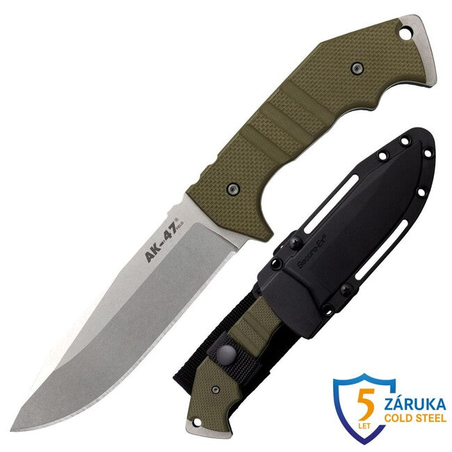 Cold Steel AK-47 Μαχαίρι Σταθερής Λάμας Πεδίου, Stonewashed