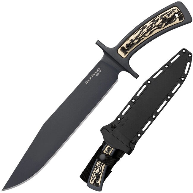 Cold Steel Drop Forged Bowie μαχαίρι με σταθερή λάμα