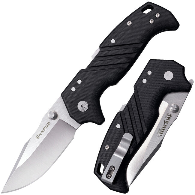 Cold Steel Engage Σακουλάκι Μαχαίρι S35VN, Μαύρο, Λαβή G-10, 3.5"