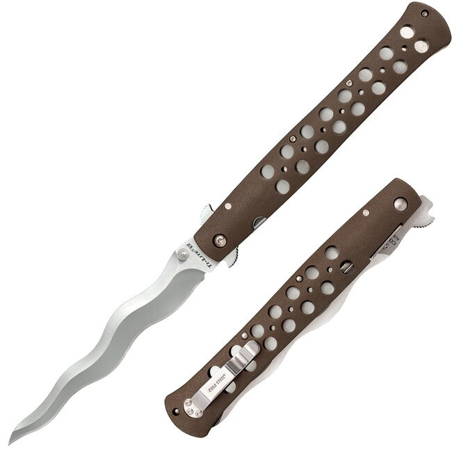 Cold Steel Ti-Lite Kris Αναδιπλούμενο Μαχαίρι 6" Serrated Blade