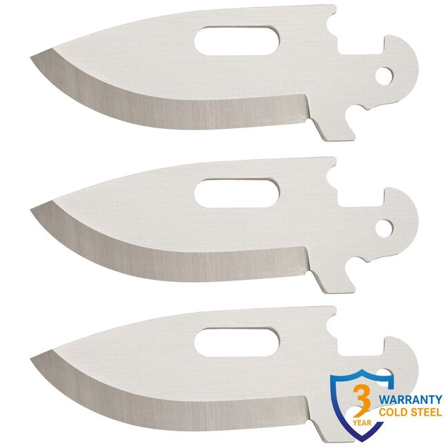 Cold Steel Click N Cut Μαχαίρι Διπλής Δράσης (3-τεμάχια με Drop Pt. Λάμες)
