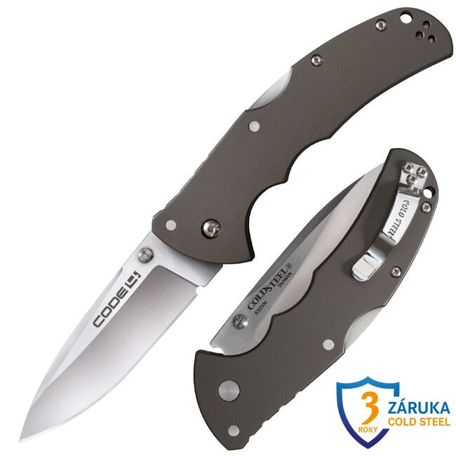 Cold Steel Code 4 Spear Μαχαίρι Κλειστού Τύπου Plain Edge (S35VN)