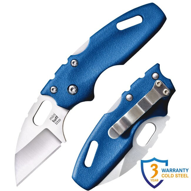 Cold Steel Mini Tuff Lite Μαχαίρι Αναδιπλούμενο Plain Edge, Μπλε