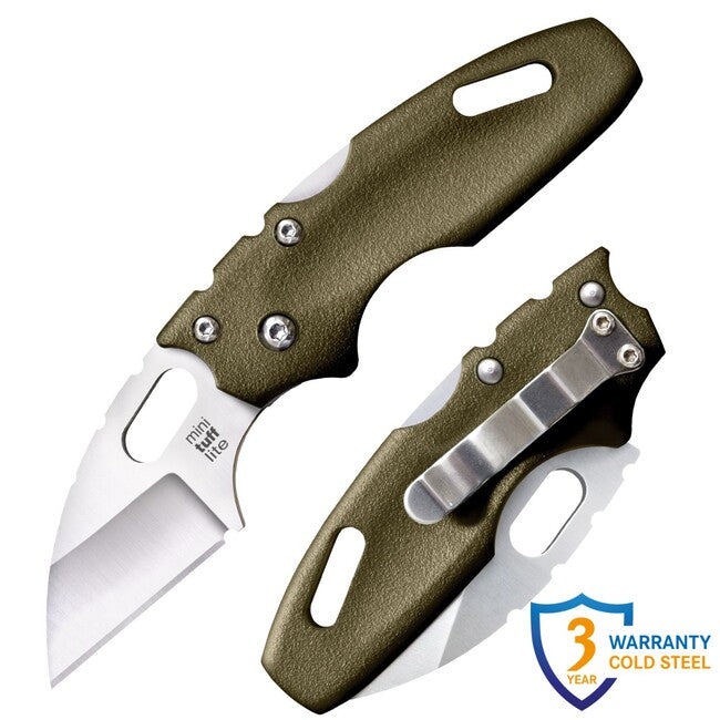 Cold Steel Mini Tuff Lite Μαχαίρι Πτυσσόμενο Plain Edge, OD Green