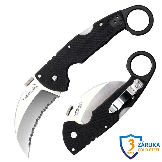 Cold Steel Tiger Claw Αναδιπλούμενο Μαχαίρι Serrated Edge