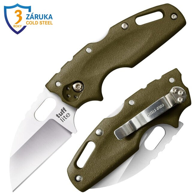 Cold Steel Tuff Lite Μαχαίρι Πτυσσόμενο AUS8A Plain, Πράσινη Λαβή