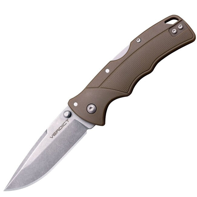 Cold Steel VERDICT SPEAR POINT Μαχαίρι Πτυσσόμενο 4116SS FDE GFN HANDLE