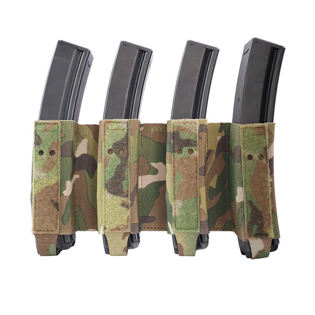 Combat Systems Quad SMG Ελαστικό Ένθετο Περιοδικών, multicam
