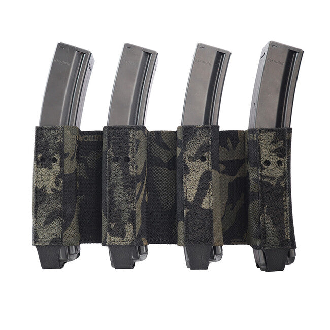 Combat Systems Quad SMG Ελαστικό Ένθετο για Περιοδικά, multicam black