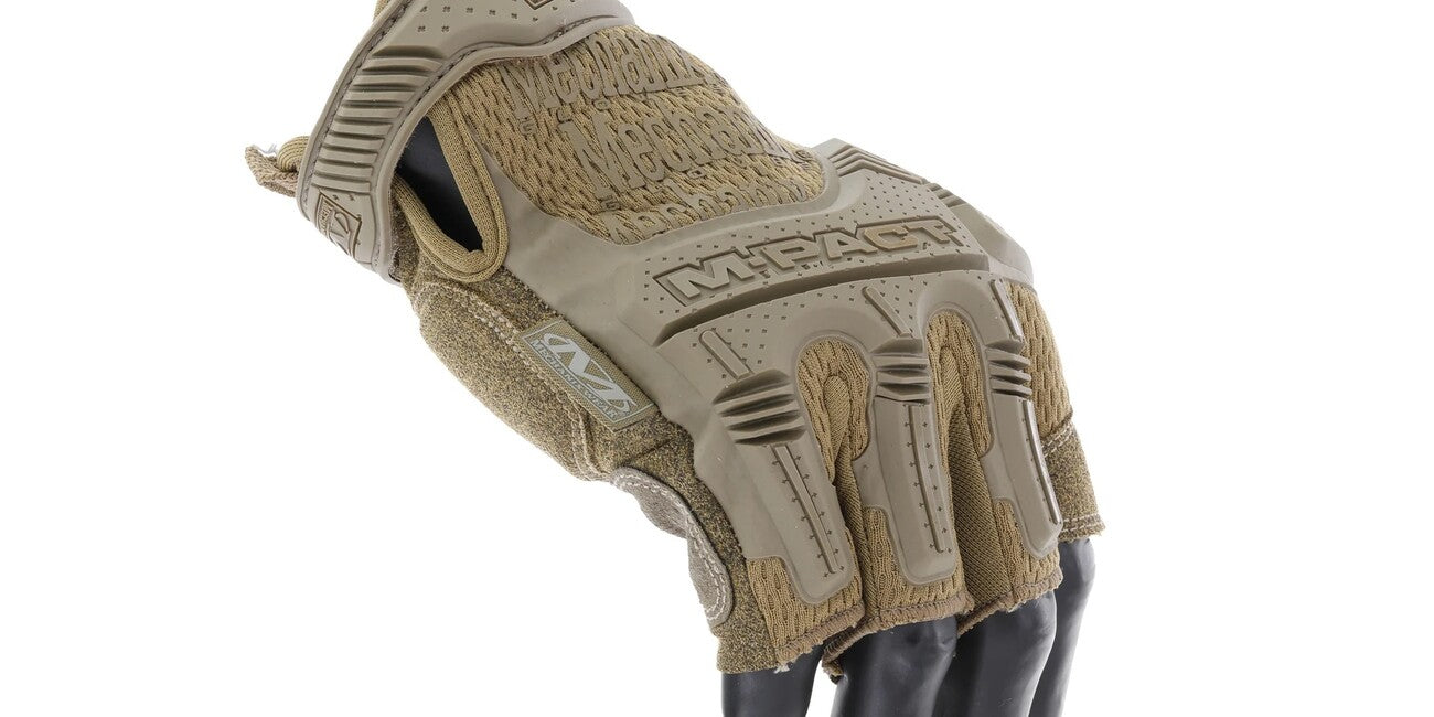 Mechanix M-Pact Γάντια Προστασίας από Κρούση χωρίς Δάκτυλα, Coyote