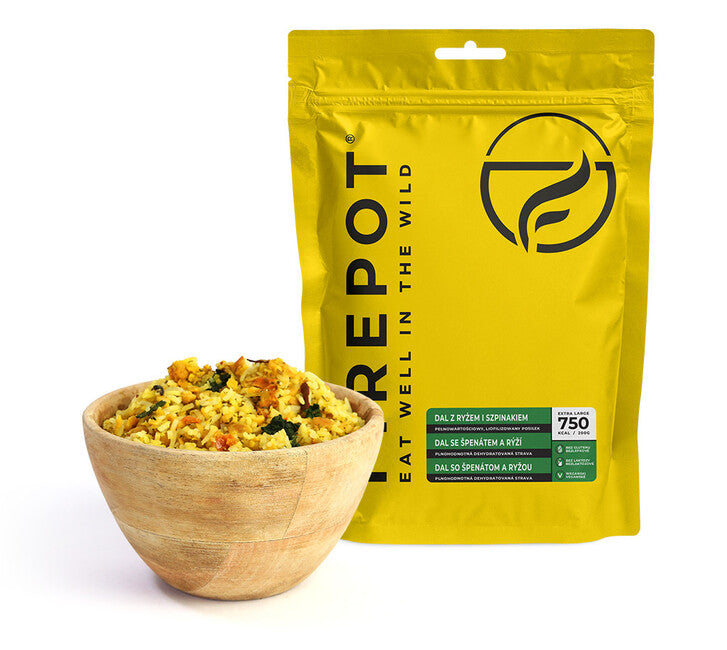 Firepot Ντάλ με Σπανάκι και Ρύζι 135g